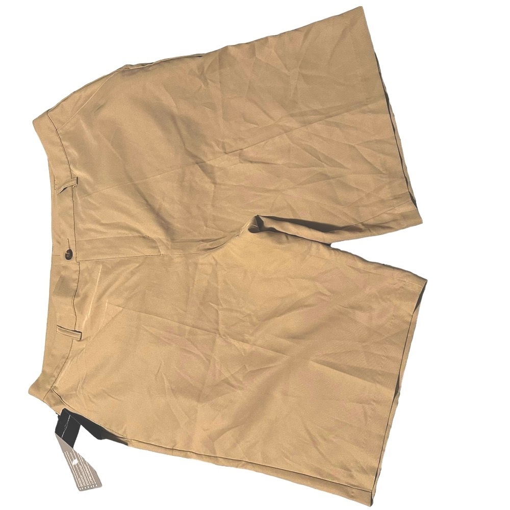 Adidas Clima Lite NWT neutral sand color lightweight Shorts logo pattern on back